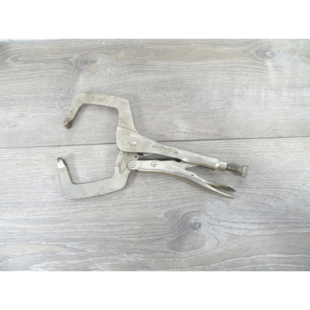 IRWIN VISE-GRIP 11R Original C-Clamp Locking Pliers Welding Clamp Used